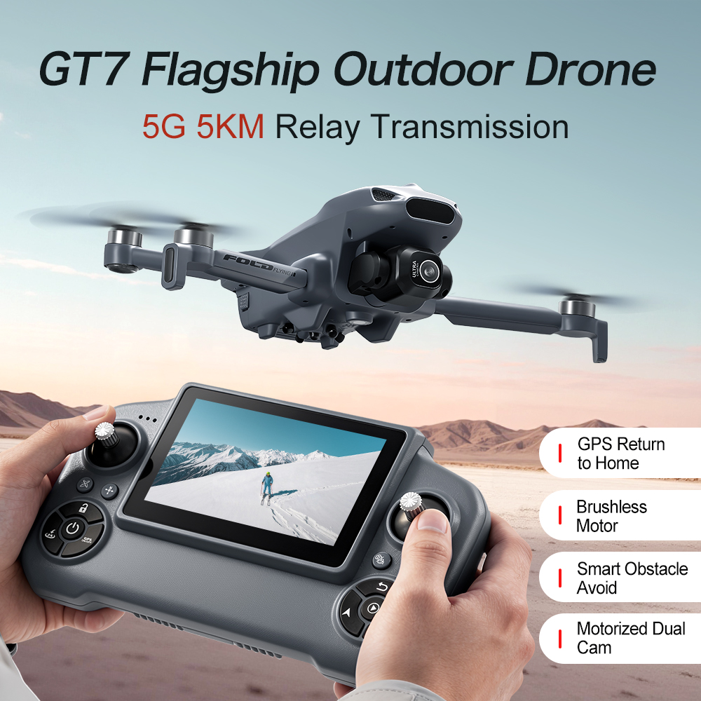 Drone Camera Professional - Dron profesional GT7 4K con GPS,