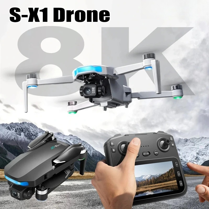 Drone Camera Professional - Dron S-X1 Original 8K HD Profesional