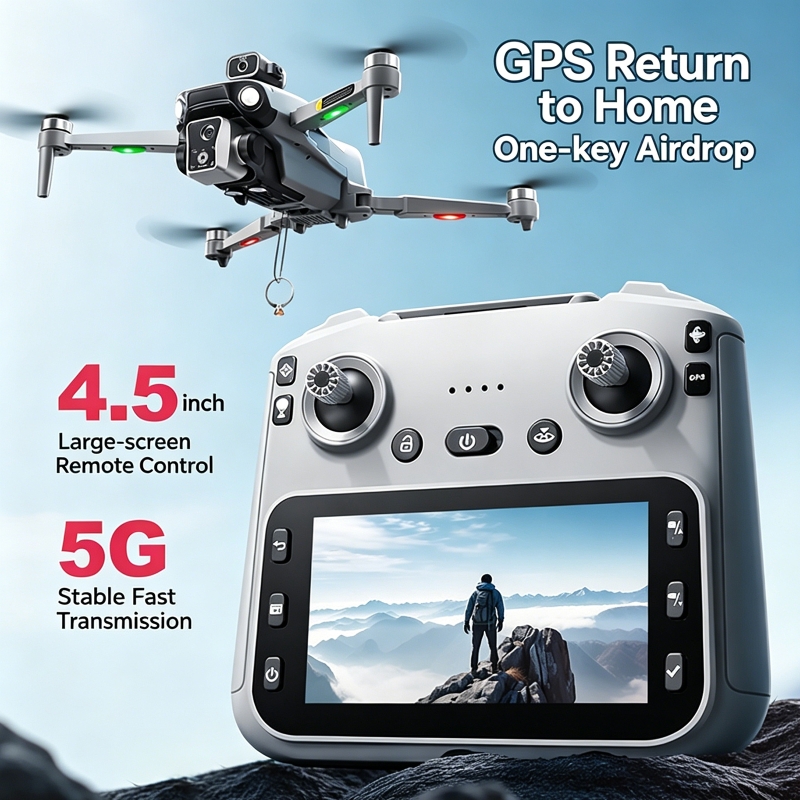 Drone Camera Professional - Dron K19 MAX con GPS para