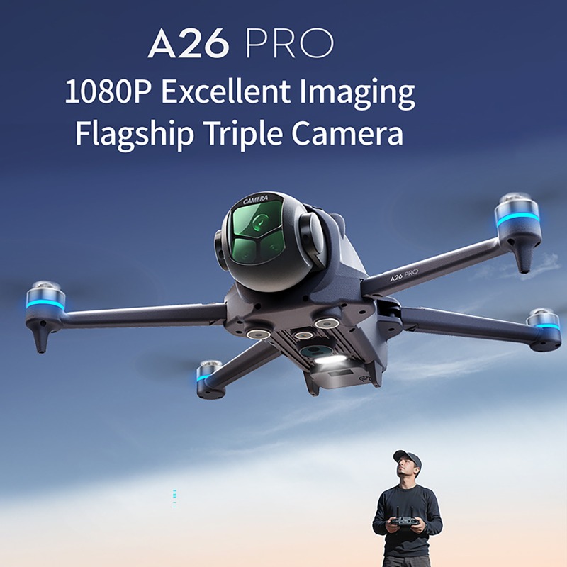 Dron A26 Pro con GPS, Control  - Drone Camera Professional reseña y precio