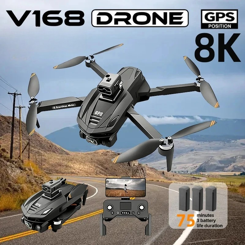 Dron GPS V168 Original, Cámara - Drone Camera Professional reseña y precio