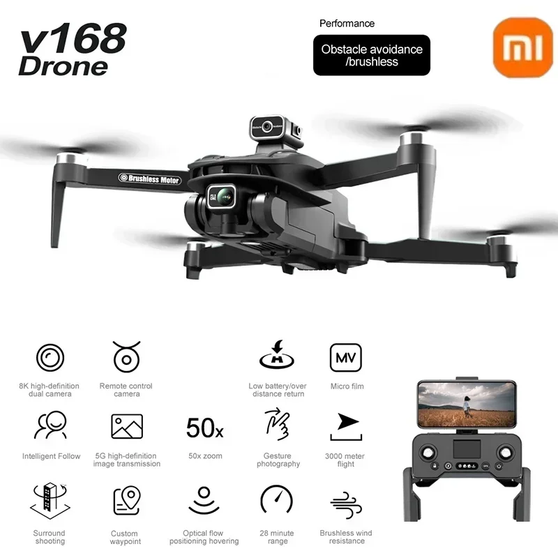 Dron GPS V168 Original, Cámara - Drone Camera Professional reseña y precio