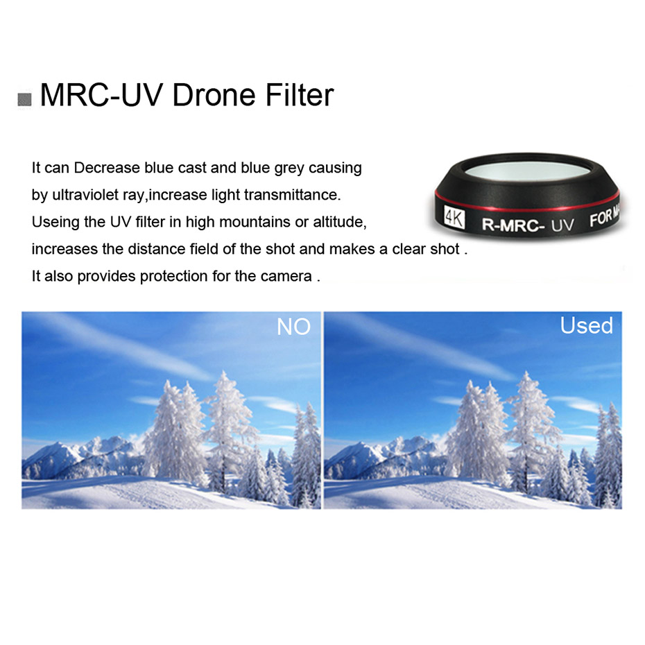 Filtro de Dron para Mavic Pro  - Drone Camera Professional reseña y precio