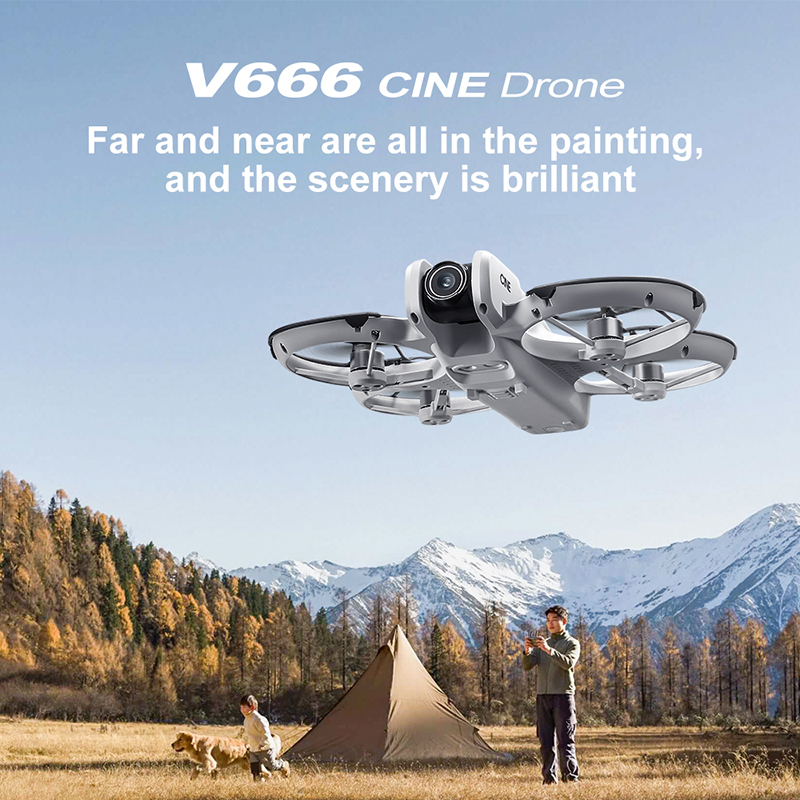 Dron Profesional V666 8K con W - Drone Camera Professional reseña y precio