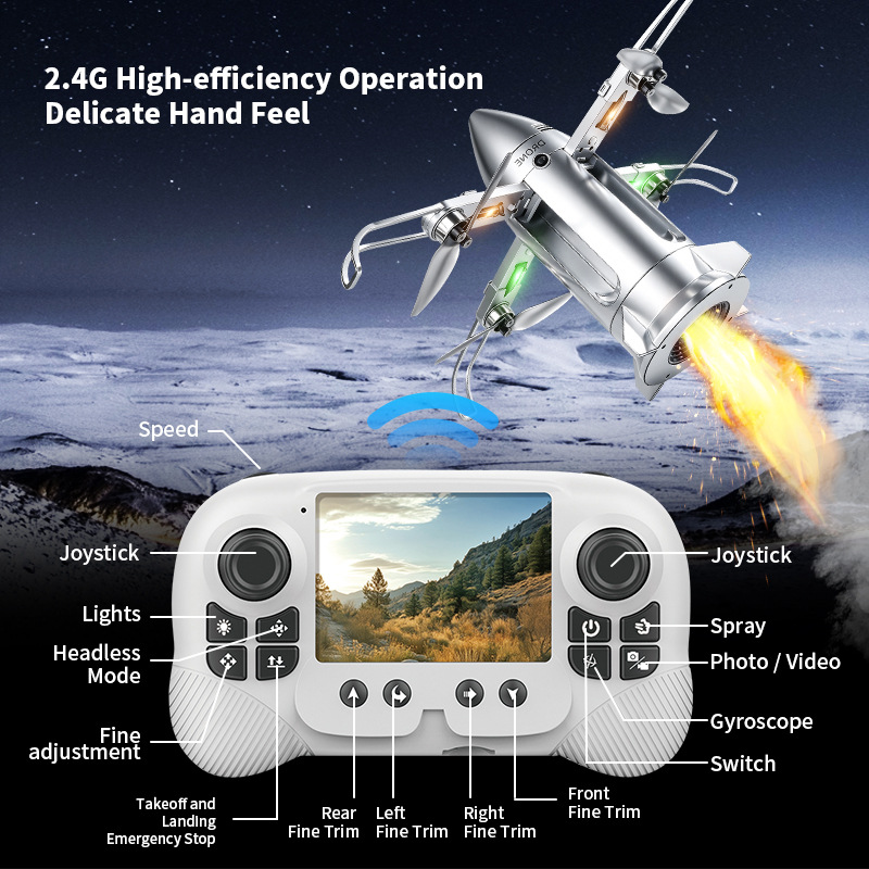 Dron OZ X6 Rocket con pantalla - Drone Camera Hd reseña y precio