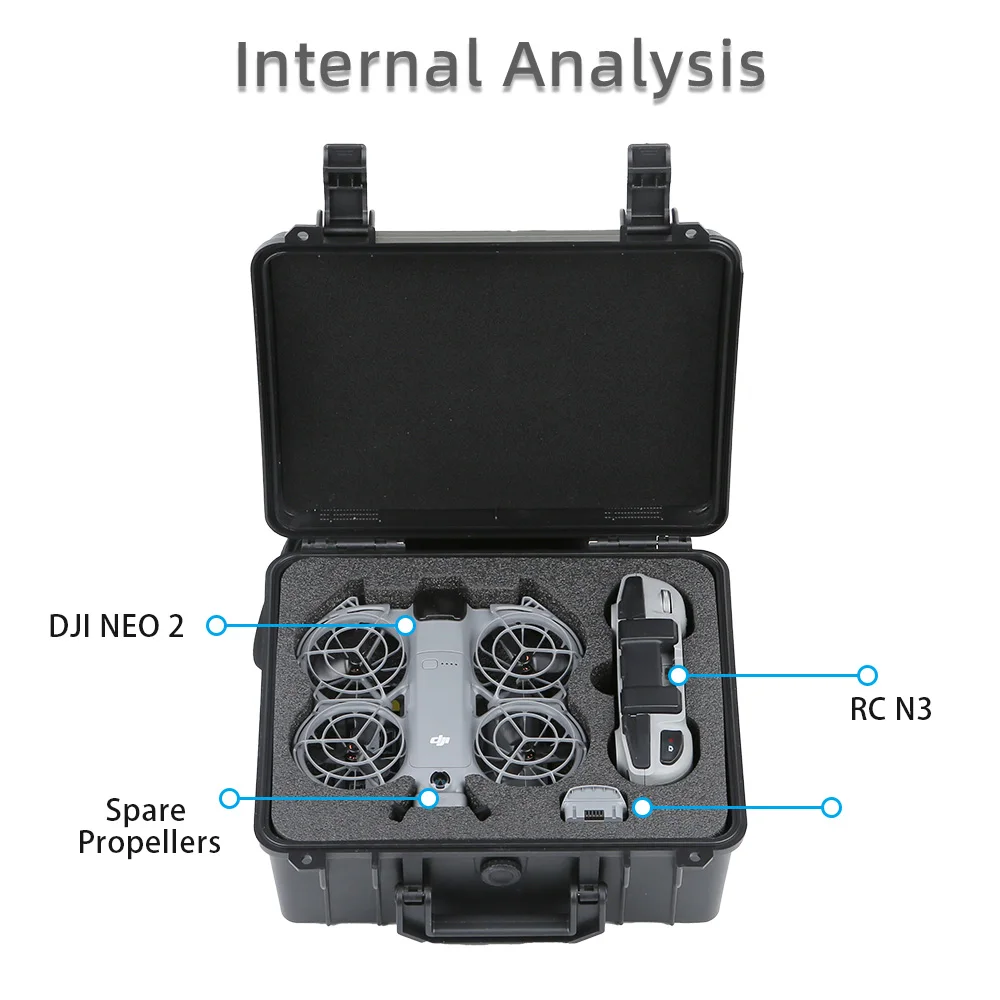 Caja de seguridad portátil par - Drone Camera Case reseña y precio
