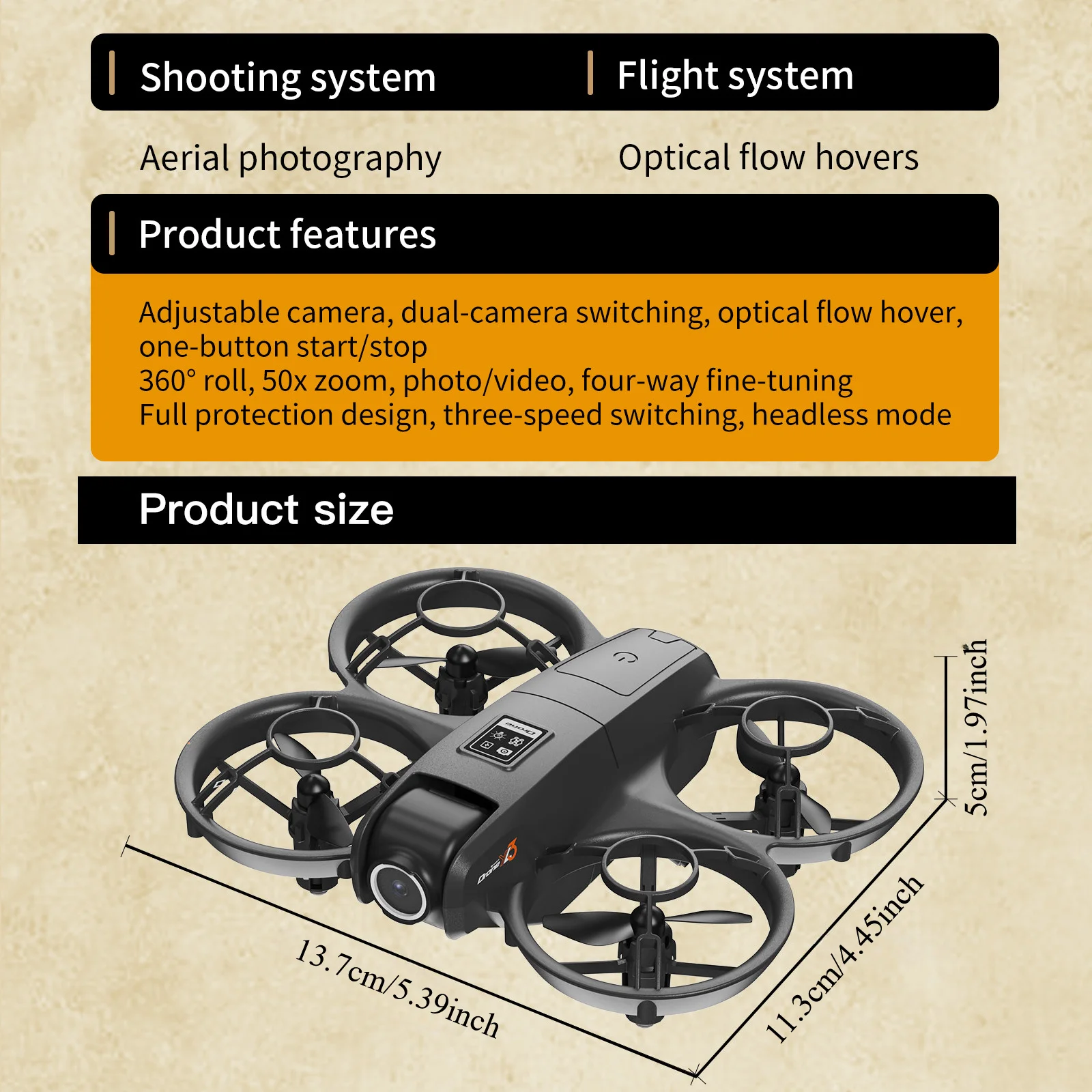 Dron de Viaje Plegable YL3, Cá - Drone Camera 4K reseña y precio